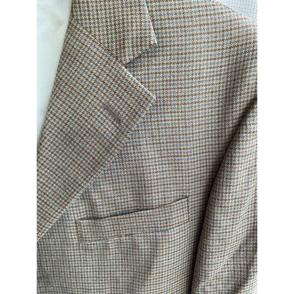 Oscar dela Renta Printed Silk Wool Blazer Jacket 40R - Picture 2 of 4